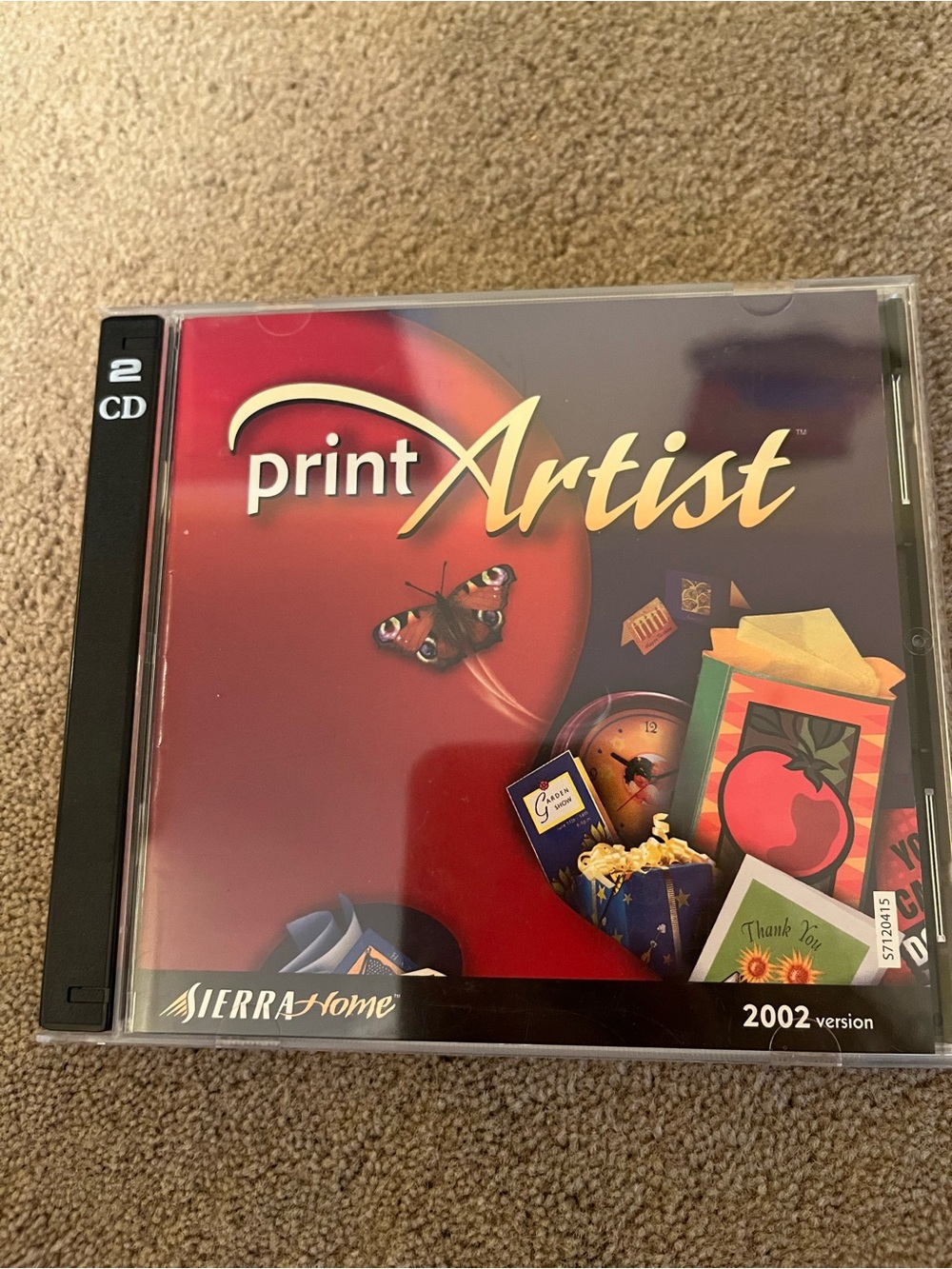 Disney Red and Gold PrintArtist CDRom